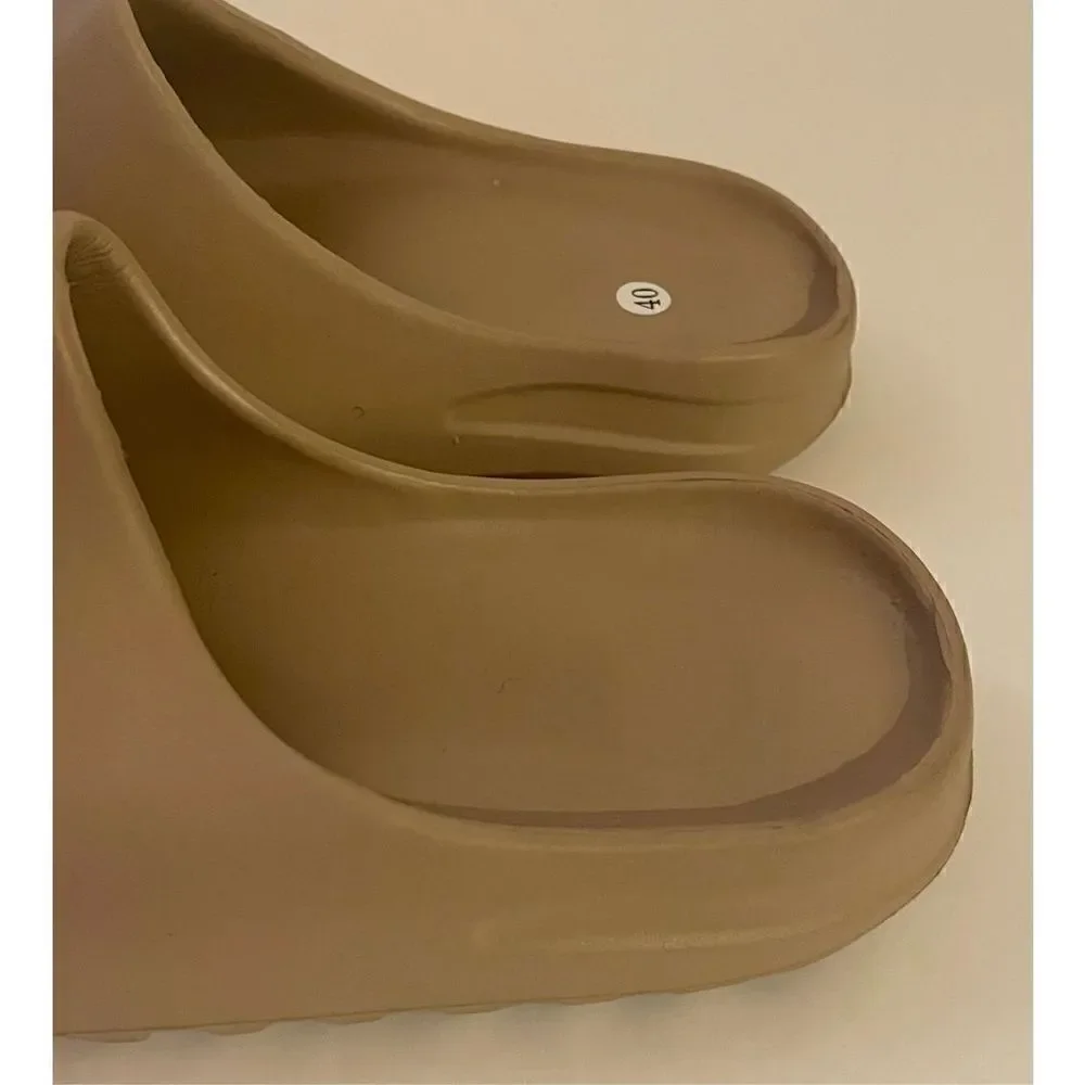 Unisex Rubber Slip On Sandals